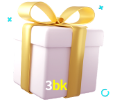 Receba seus bônus de boas-vindas no 3bk